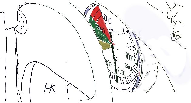 Toerenteller V16 Auto Union tekeningbisbeterter